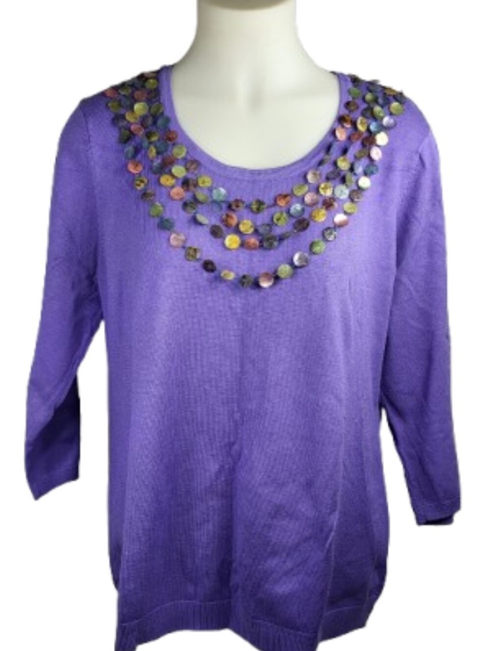 Joseph A Purple Top Sz XL